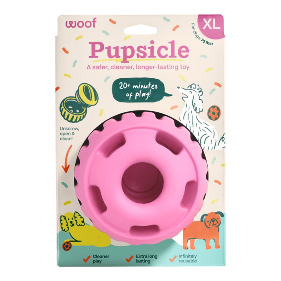 Woof Pupsicle Bday Pink XL