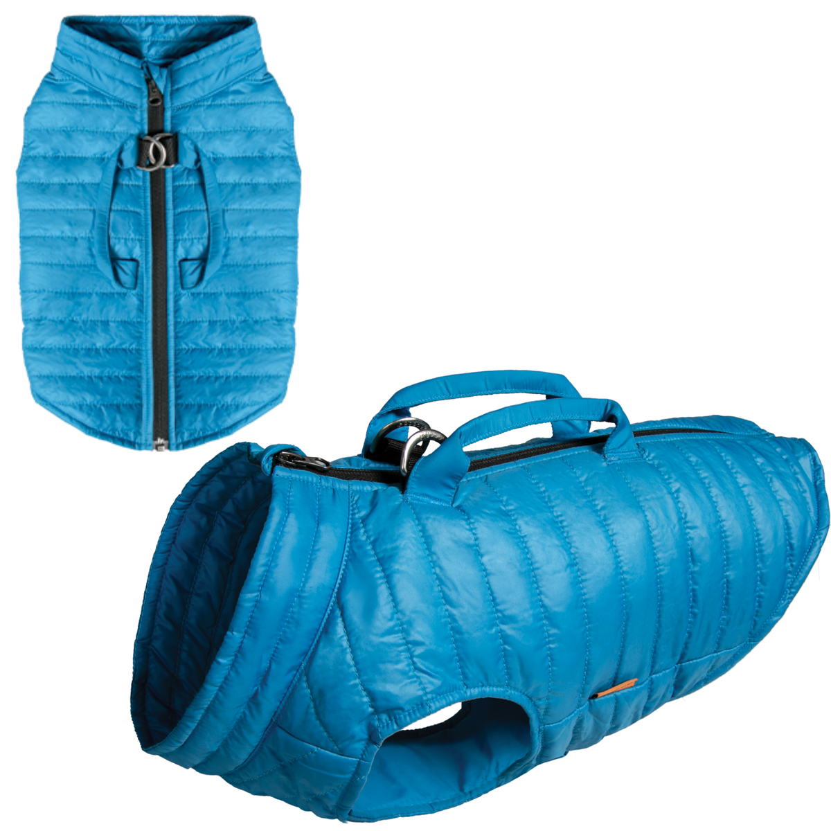 Gooby Puffer Vest Lift Blue XS