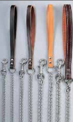 Leather Brothers Leather Chain Lead