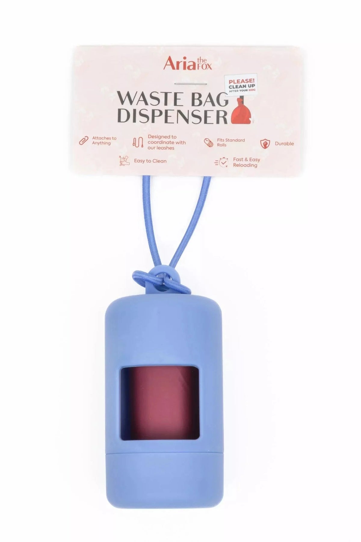 Aria Waste Bag Dispenser Corn Flower Blue