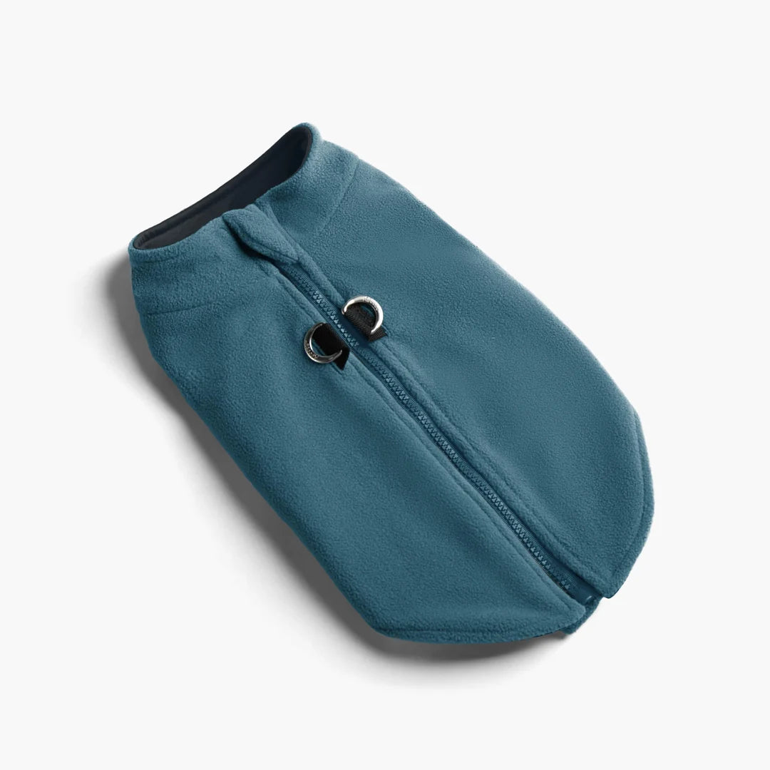 GOOBY ZIP UP FLEECE VEST 2 BLUE XS