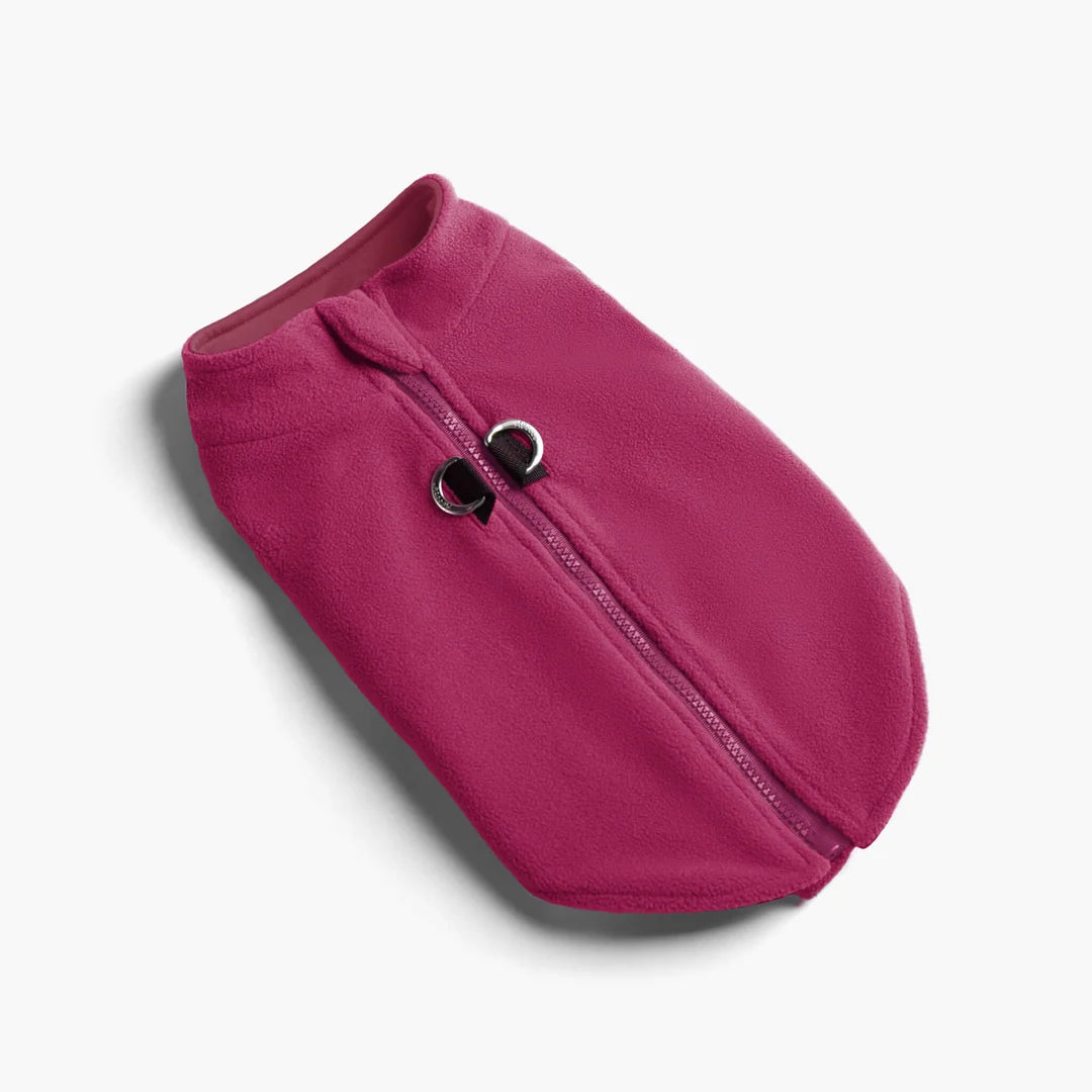 GOOBY ZIP UP FLEECE VEST 2 MAGENTA MEDIUM