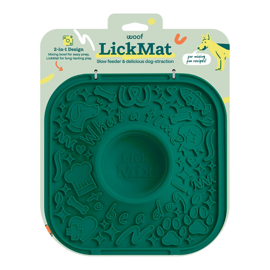 Woof Lickmat Green