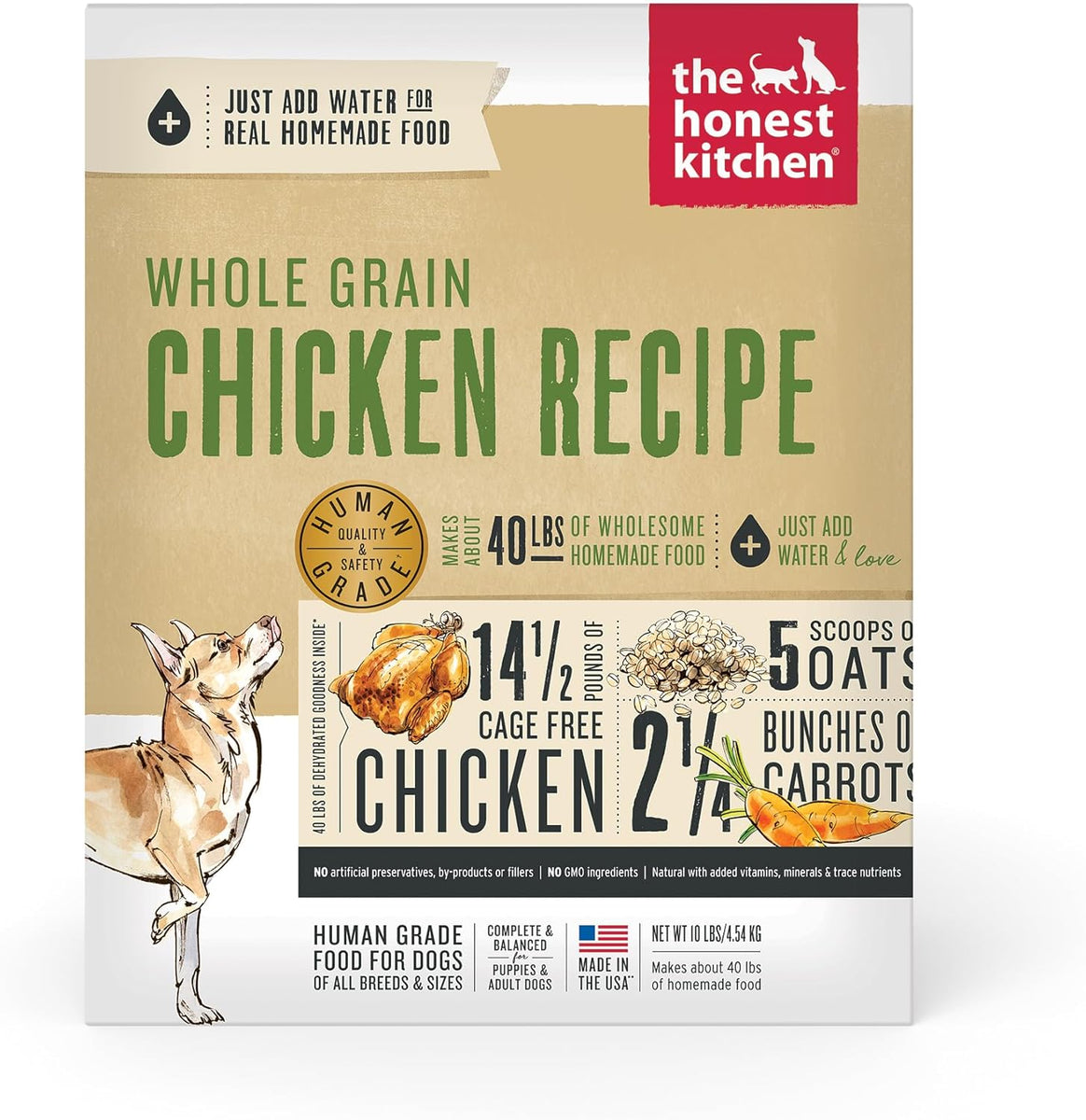 The Honest Kitchen Whole Grain Chicken 10 lb