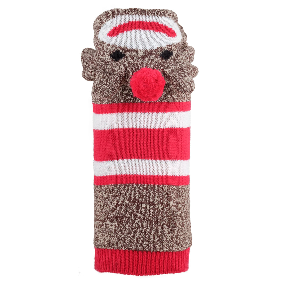 The Worthy Dog Sock Monkey Hoodie Medium