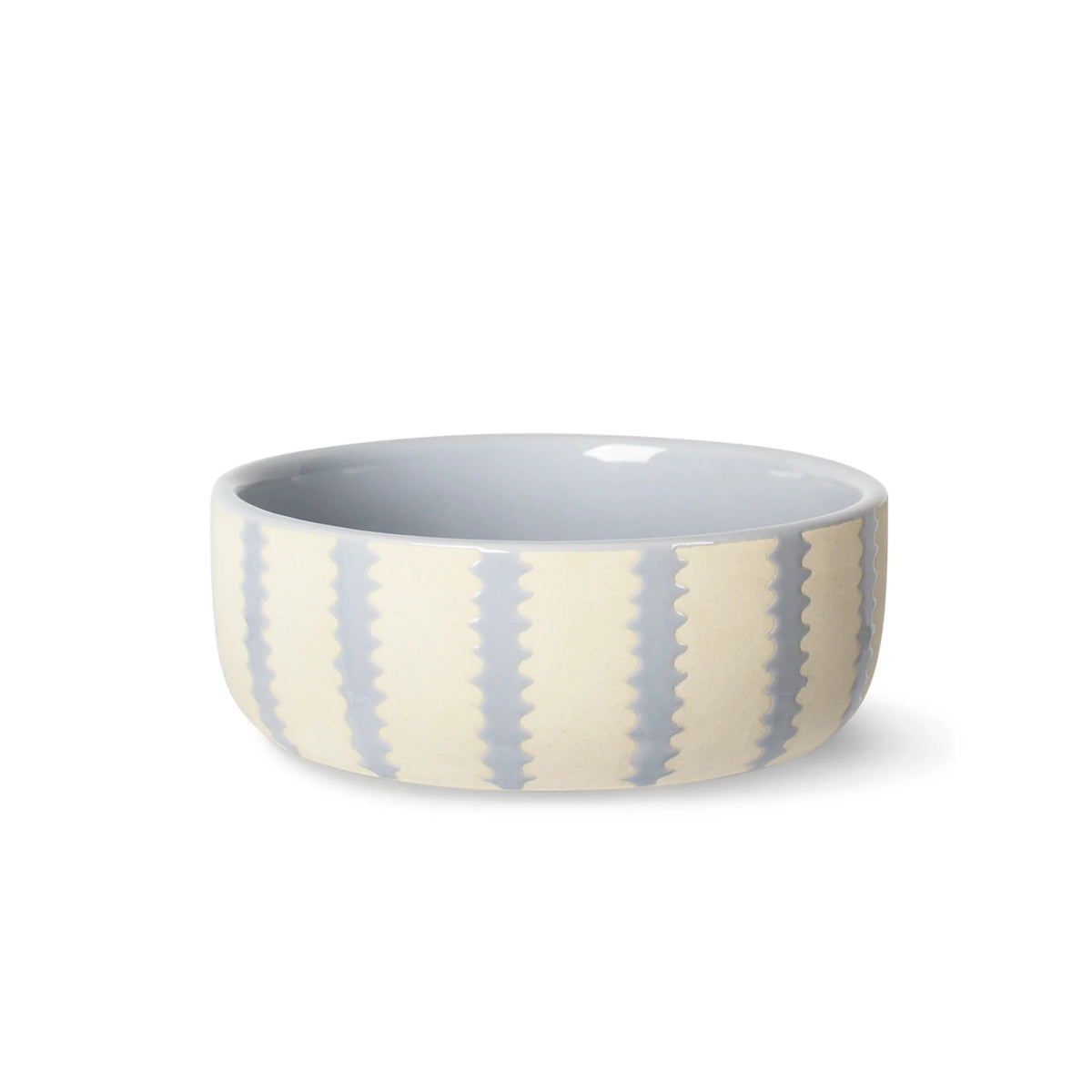 FRINGE SCALLOP POWDER BLUE SM BOWL