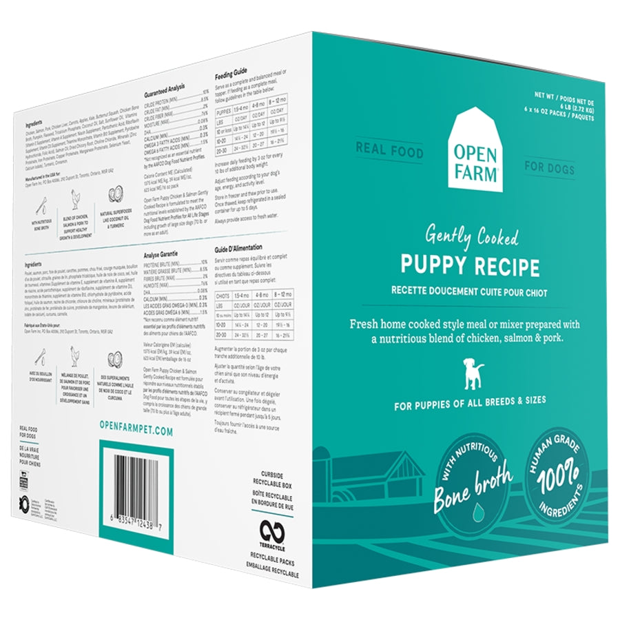 Open Farm Puppy Gently Cooked Bulk Box 6 lb