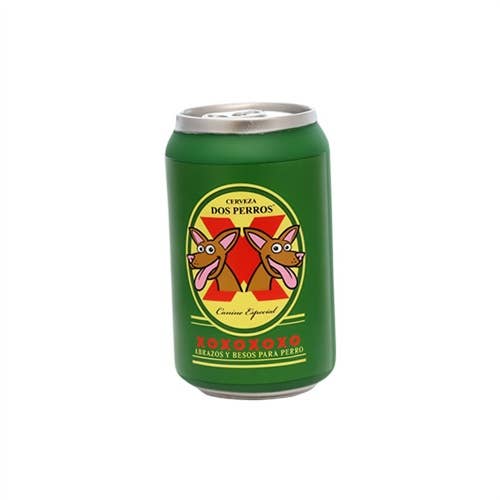 VIP Silly Squeaker Dos Perros Beer Can