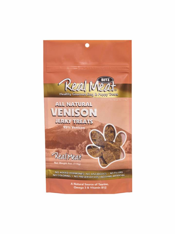 The Real Meat Co Jerky Venison 4 oz