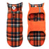 The Worthy Dog Fargo Fleece Jacket Orange Size 12