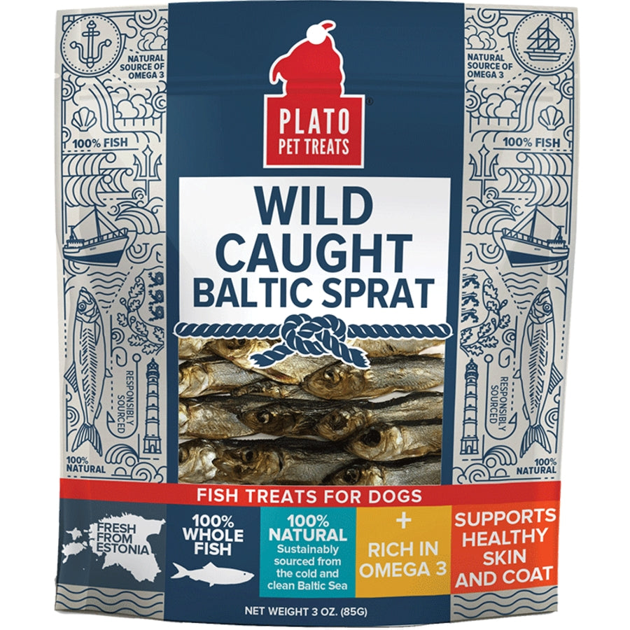 Plato Dog Baltic Sprat 3 oz