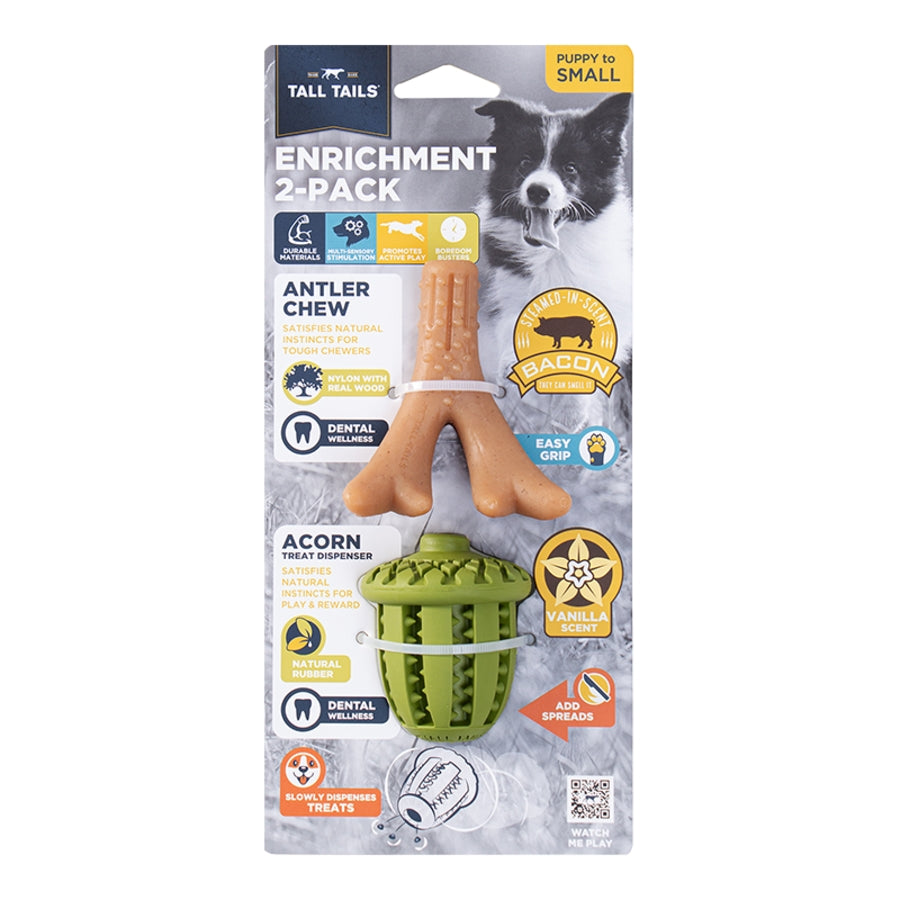 Tall Tails Enrichment Antler Acorn 12"