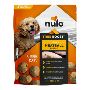 Nulo True Boost Freeze-Dried Meatball Mixers Chicken Recipe 3.5 oz