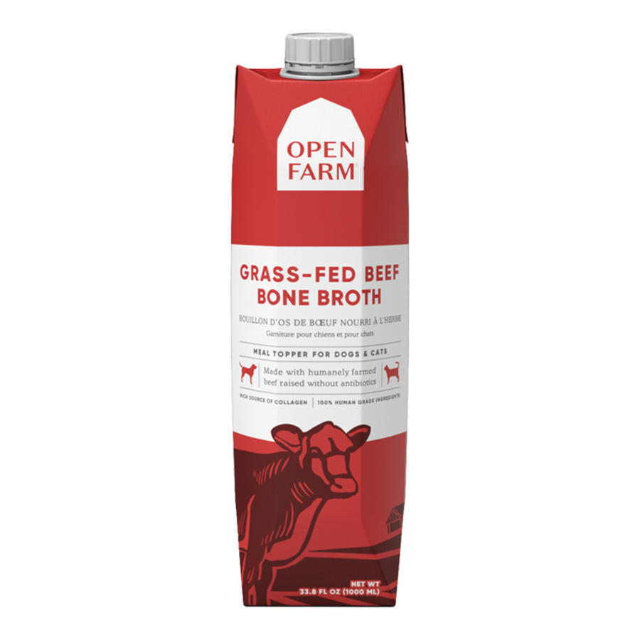 OPEN FARM BONE BROTH BEEF 33.8OZ