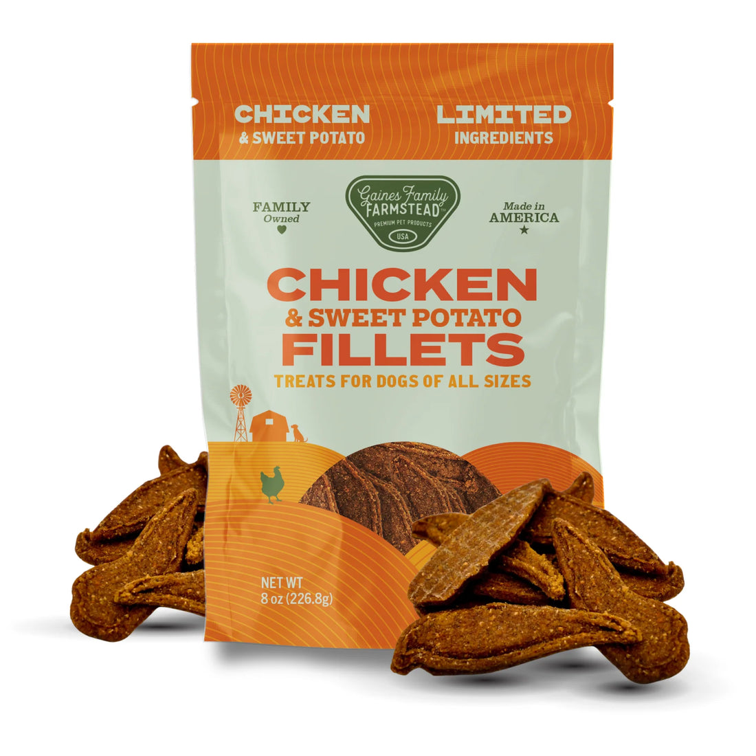 GAINES CHICKEN/SWP FILLETS 8OZ