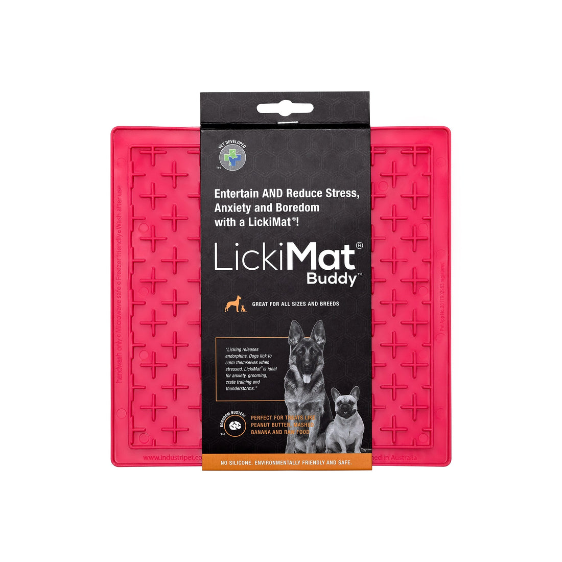 LickiMat Buddy Dog-Red