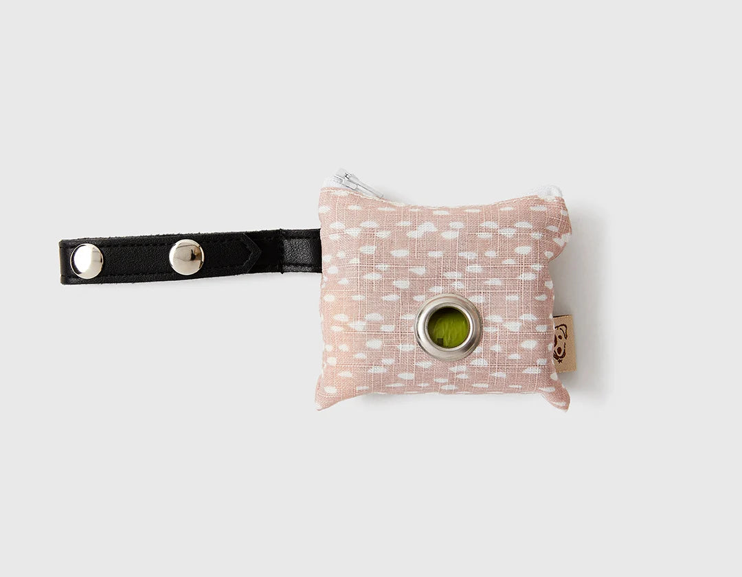 J&amp;B WASTE BAG DISPENSER DOTTIE BLUSH