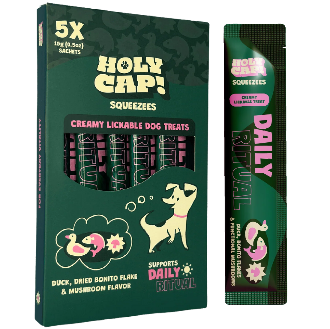 Holy Cap Daily Ritual Squeezees 5 pk