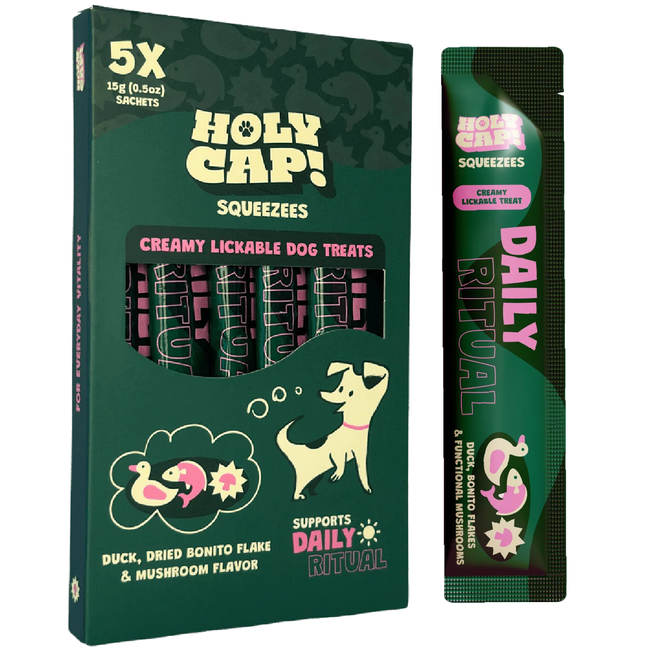 HOLY CAP DAILY RITUAL SQUEEZEES 5PK