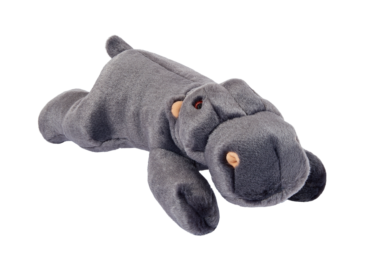 Fluff &amp; Tuff Helga Hippo plush dog toy