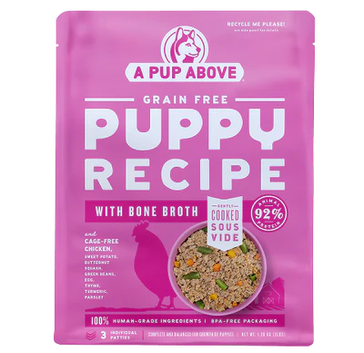 A PUP ABOVE PUPPY 3LB