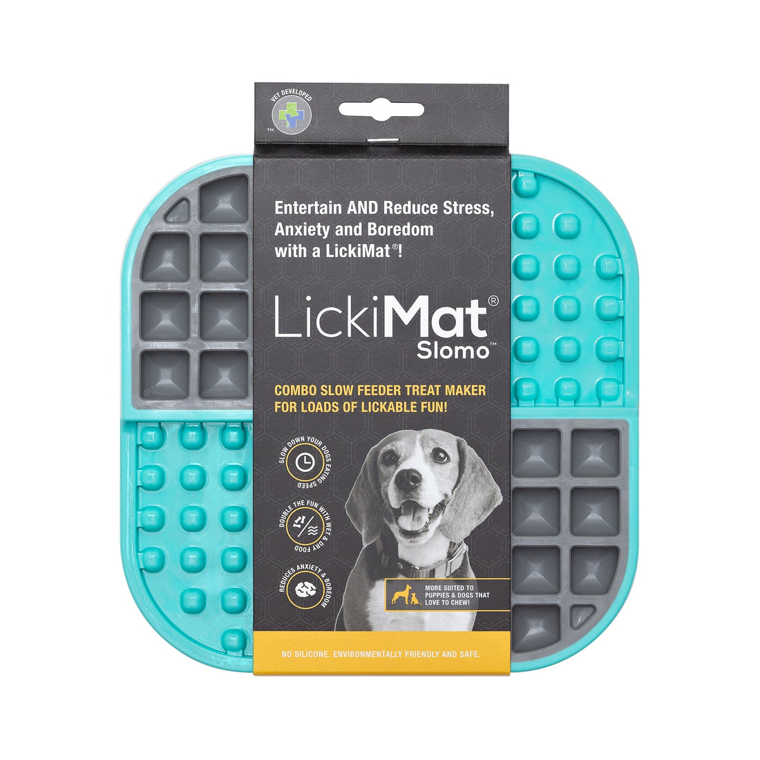 LickiMat Slomo Dog- Blue