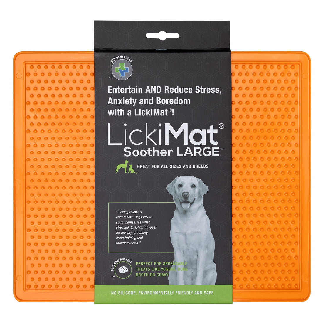 LickiMat Soother Xlarge-Orange