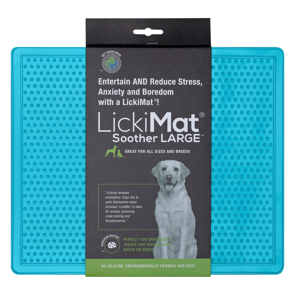 LickiMat Soother Large-Blue