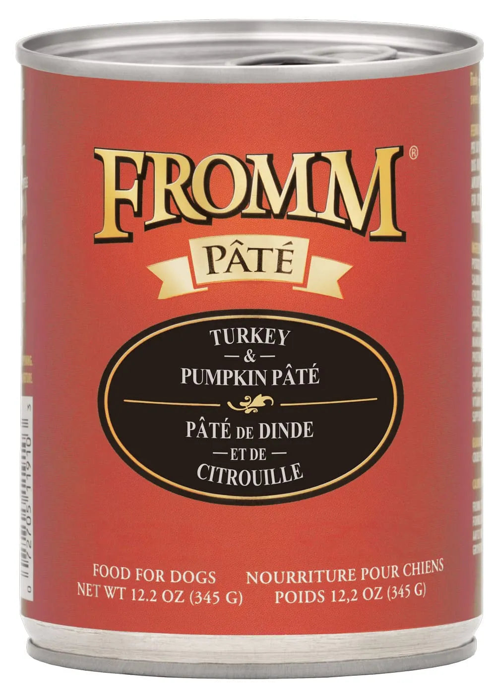 FROMM DOG TURKEY PUMPKIN GF PATE CAN 12.2OZ
