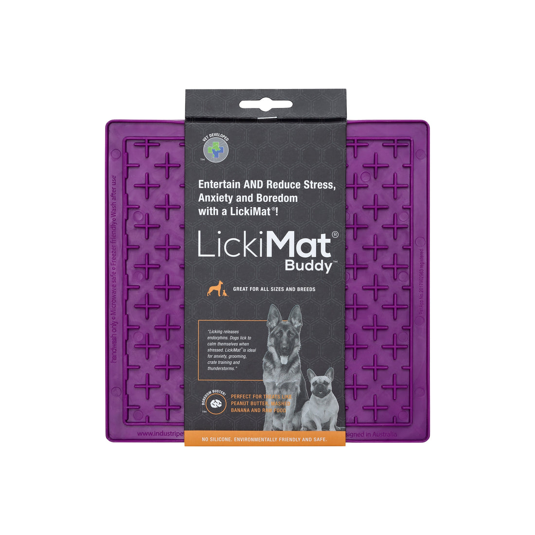 LickiMat Buddy Dog-Purple