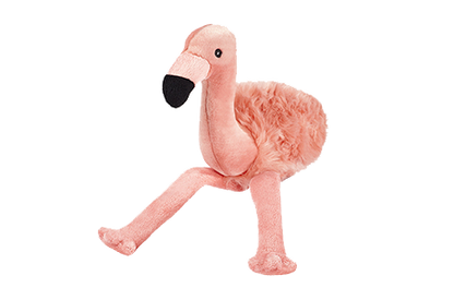 Fluff &amp; Tuff Lola Flamingo plush dog toy