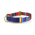 Major Darling martingale collar, serape print