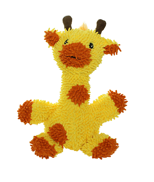 Mighty Microfiber Ball Medium Giraffe dog toy