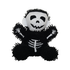 Mighty Microfiber Ball Medium Skeleton dog toy