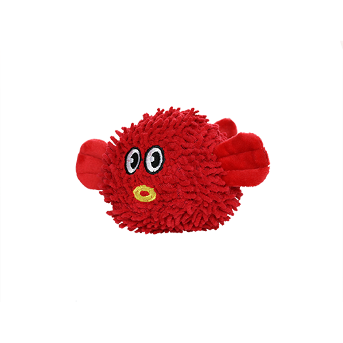 Mighty Jr Microfiber Ball Blowfish dog toy