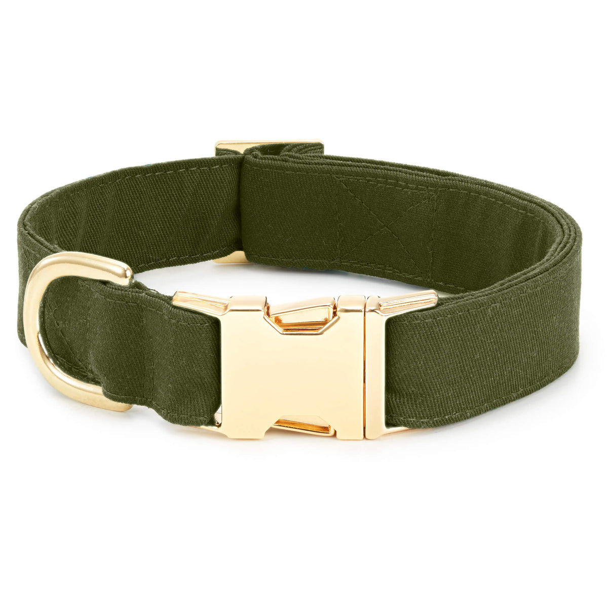 The Foggy Dog Olive Collar Large