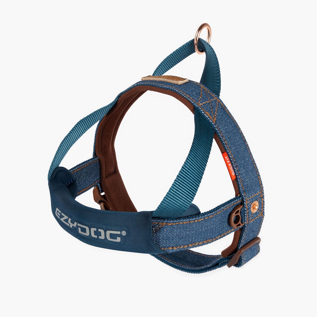 EzyDog Quick Fit Harness Denim