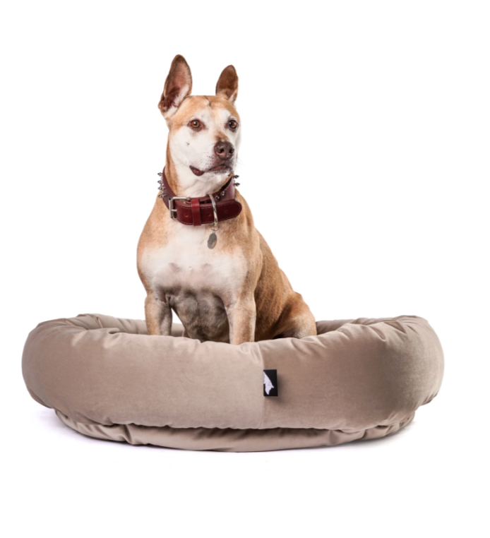 ROXBURY PET ROBERTSON ROUND TAUPE SMALL