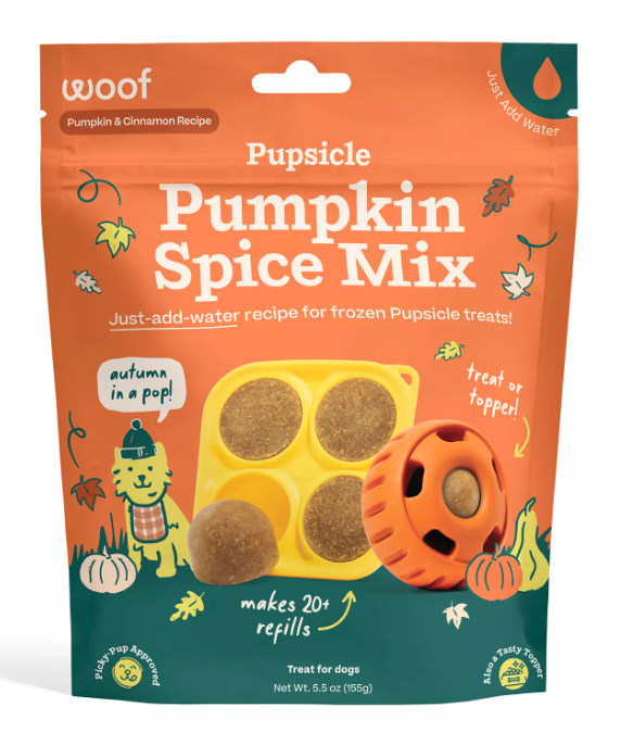 WOOF PUPSICLE PUMPKIN MIX 5.5OZ