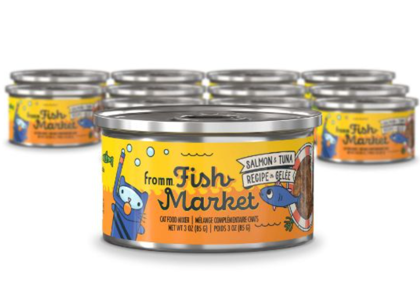 FROMM CAT FISH MARKET HIGH TIDE GELEE SALM/TUNA 3OZ CAN