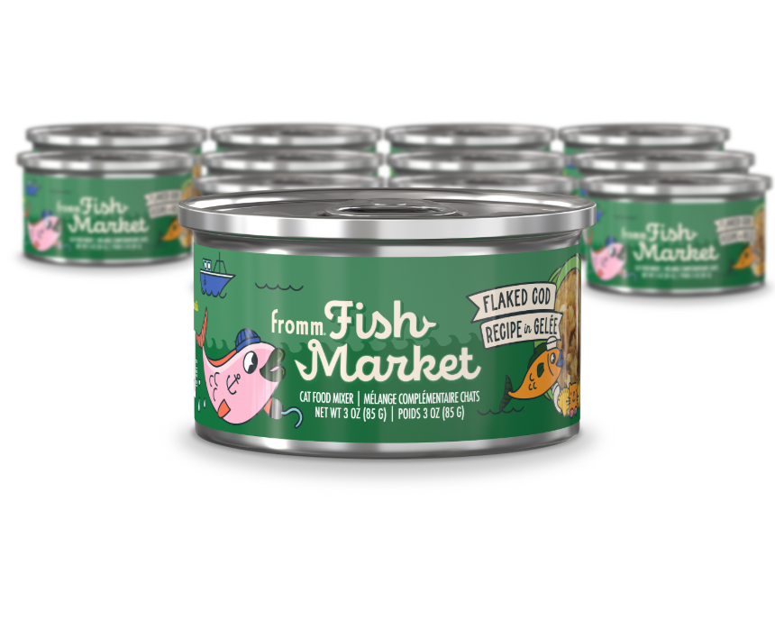 FROMM CAT FISH MARKET HIGH TIDE GELEE COD 3OZ CAN