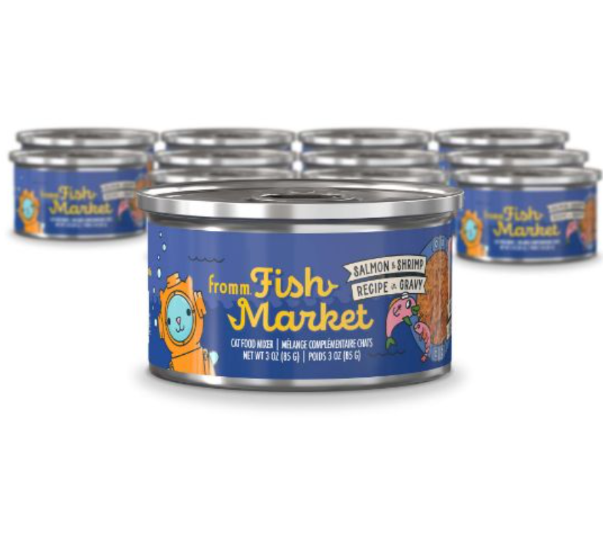 FROMM CAT FISH MARKET DEEP SEA STEW SALM/SHRIMP 3OZ CAN