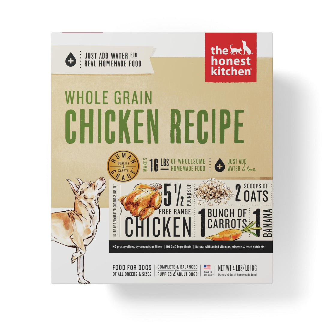 The Honest Kitchen Whole Grain Chicken 4 lb box