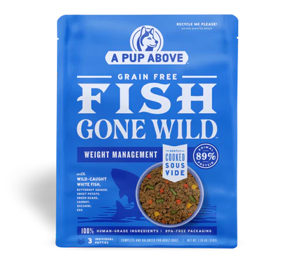 A PUP ABOVE FISH GONE WILD 3LB