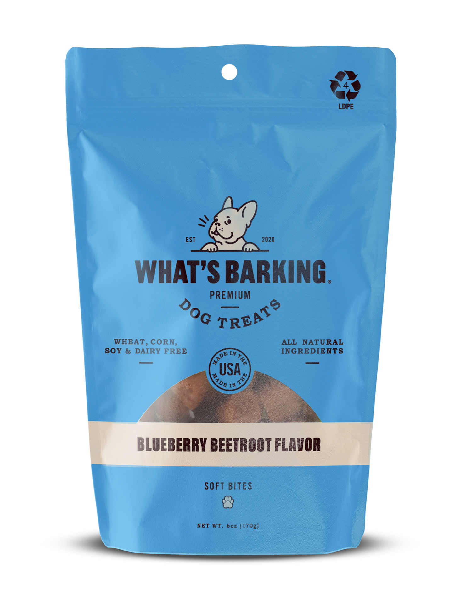 WHATS BARKING BLUEBERRY BEETROOT 6OZ
