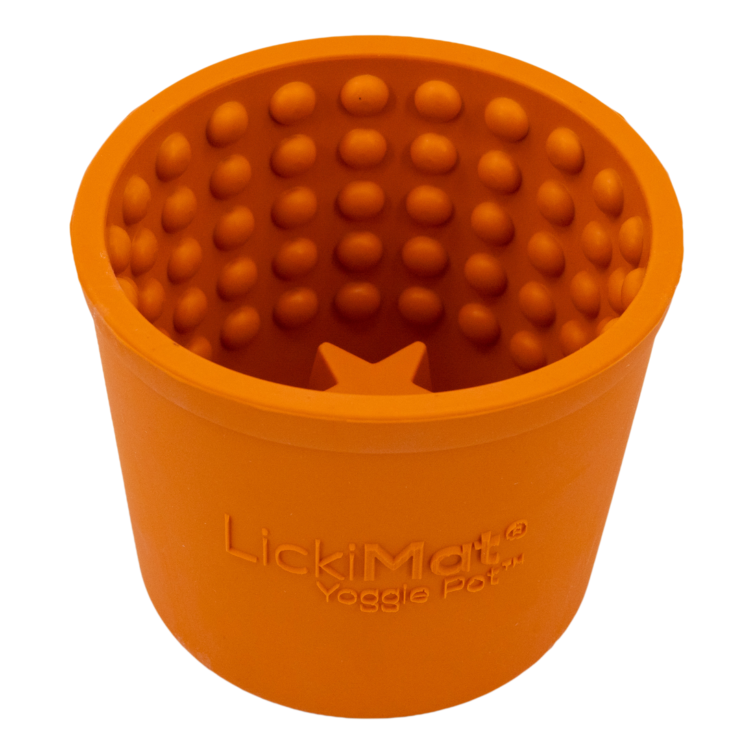 Lickimat Yoggie Pot Orange