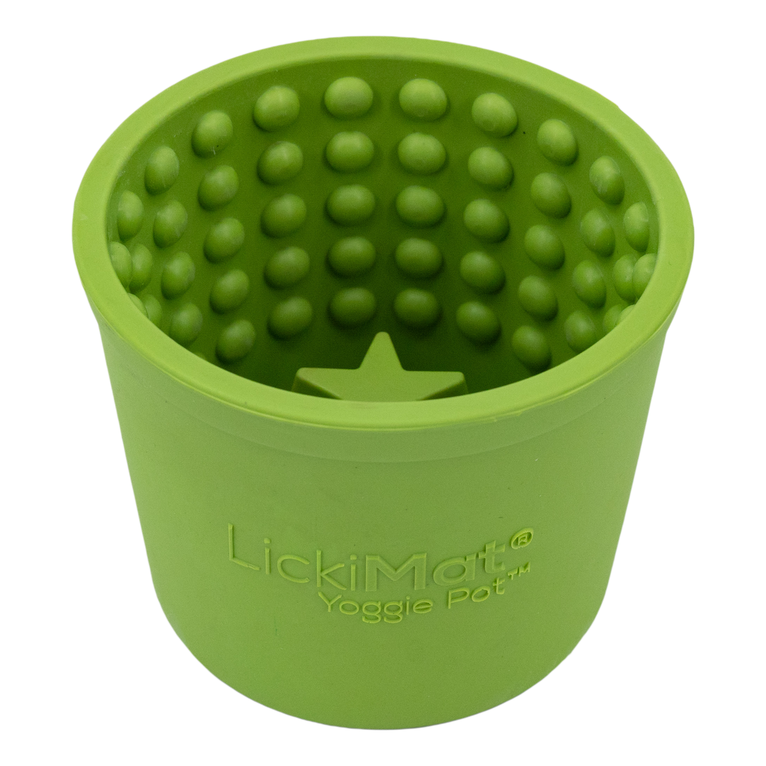 Lickimat Yoggie Pot Green