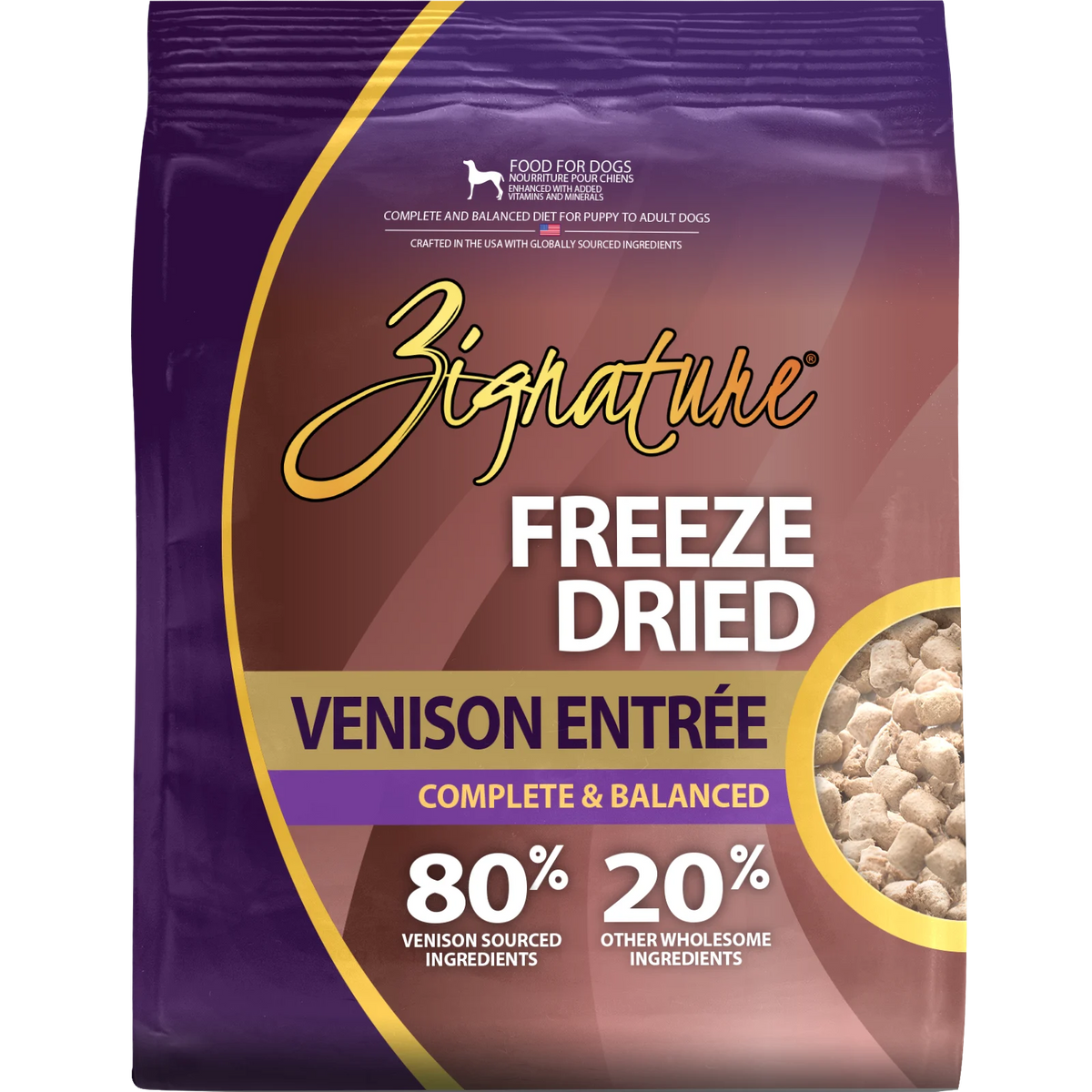 ZIGNATURE FREEZE-DRIED VENISON 4OZ