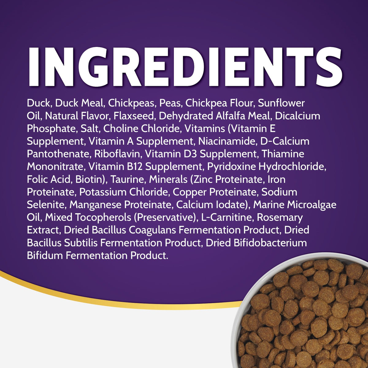 Zignature Duck Formula, ingredients