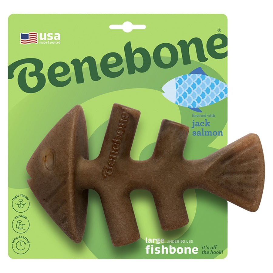 Benebone Fishbone Salmon Large